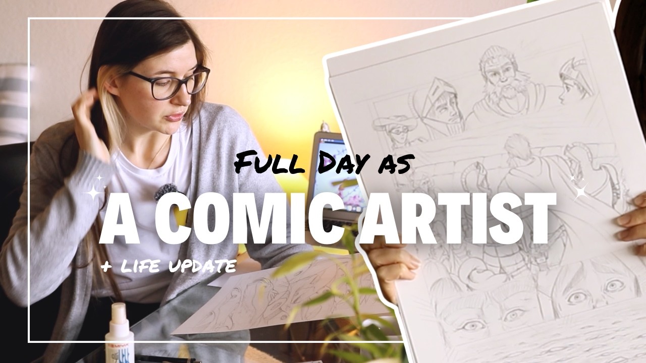 A Productive Day in My Life as a Comic Artist ✍🏻