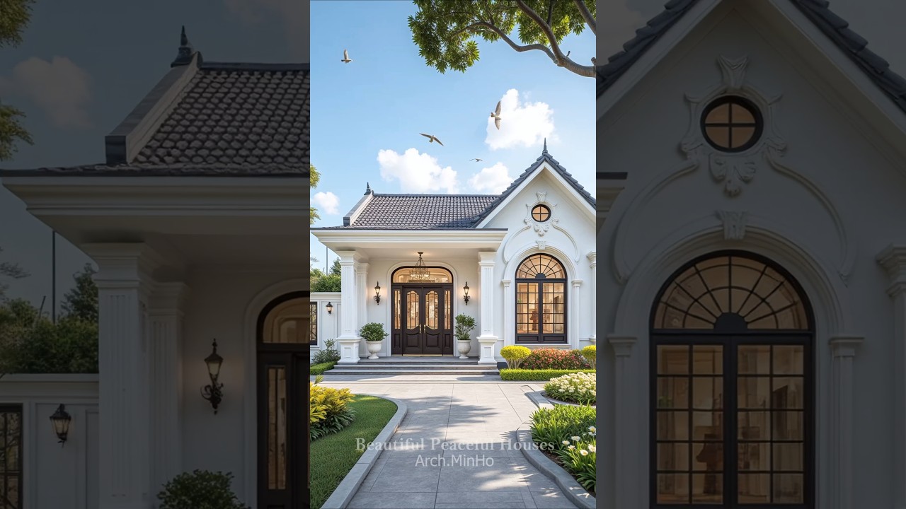 Elegant Single Storey House with Tiled Roof