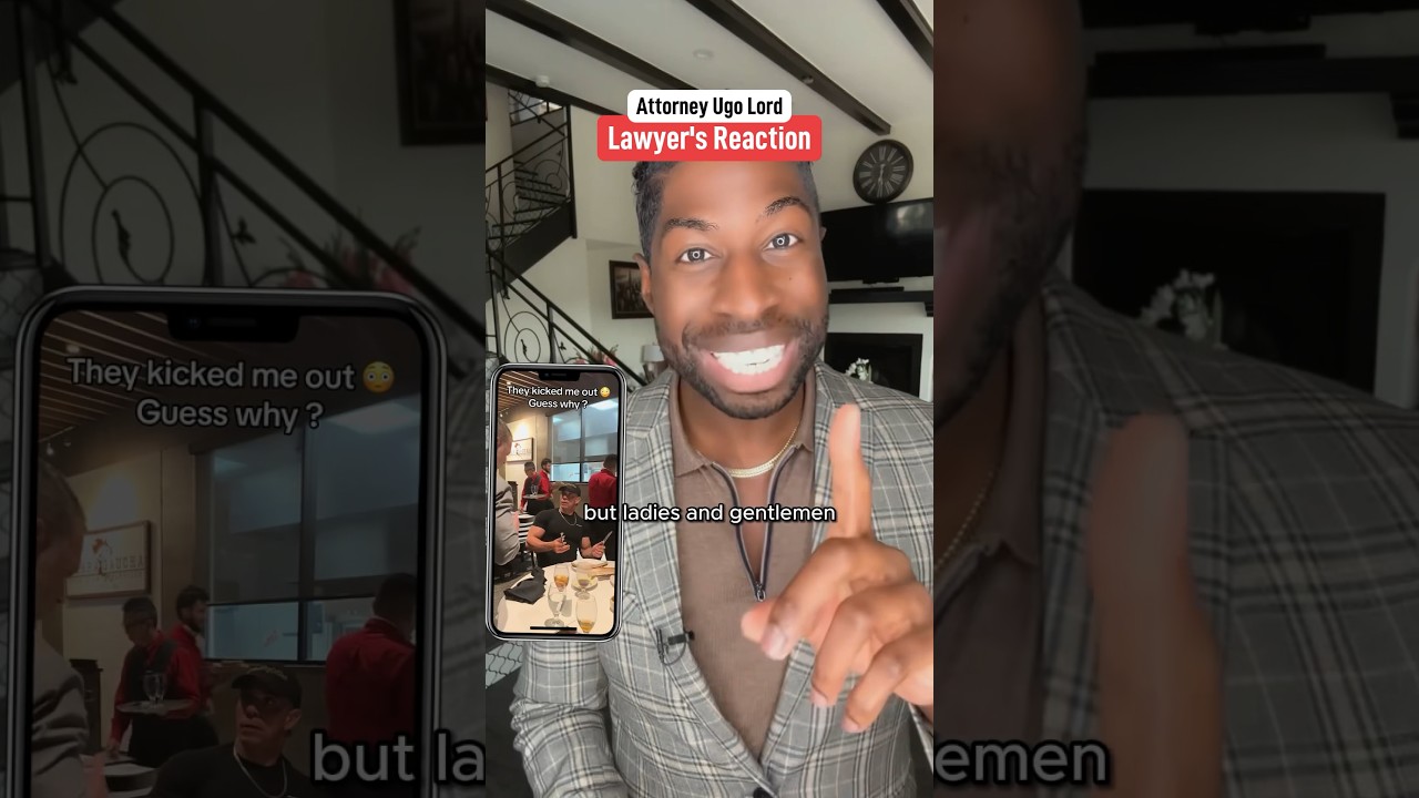 Brazilian buffet business owner kicks out human garbage disposal. Legal? Attorney Ugo Lord reacts!
