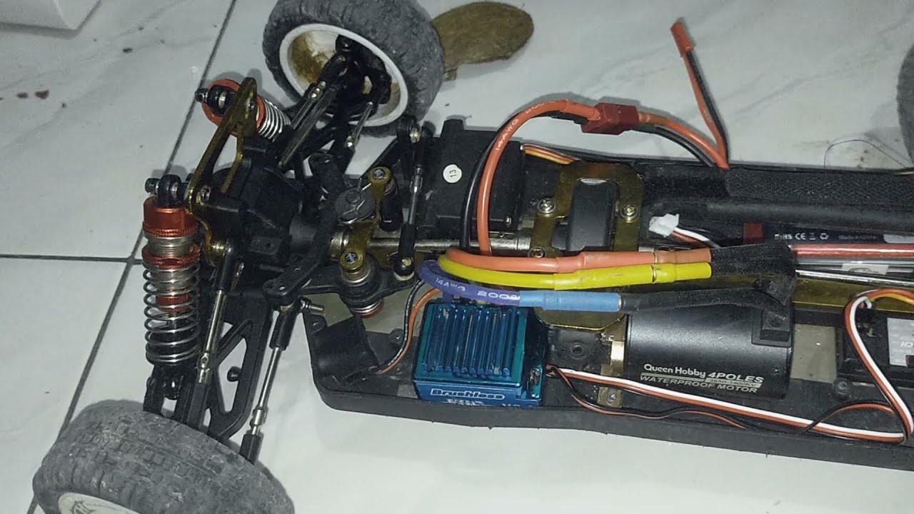 Esc Brushless Error + Cogging Parah Wltoys 104001 RC 1/10 Queen Hobby 3900Kv Esc 120A