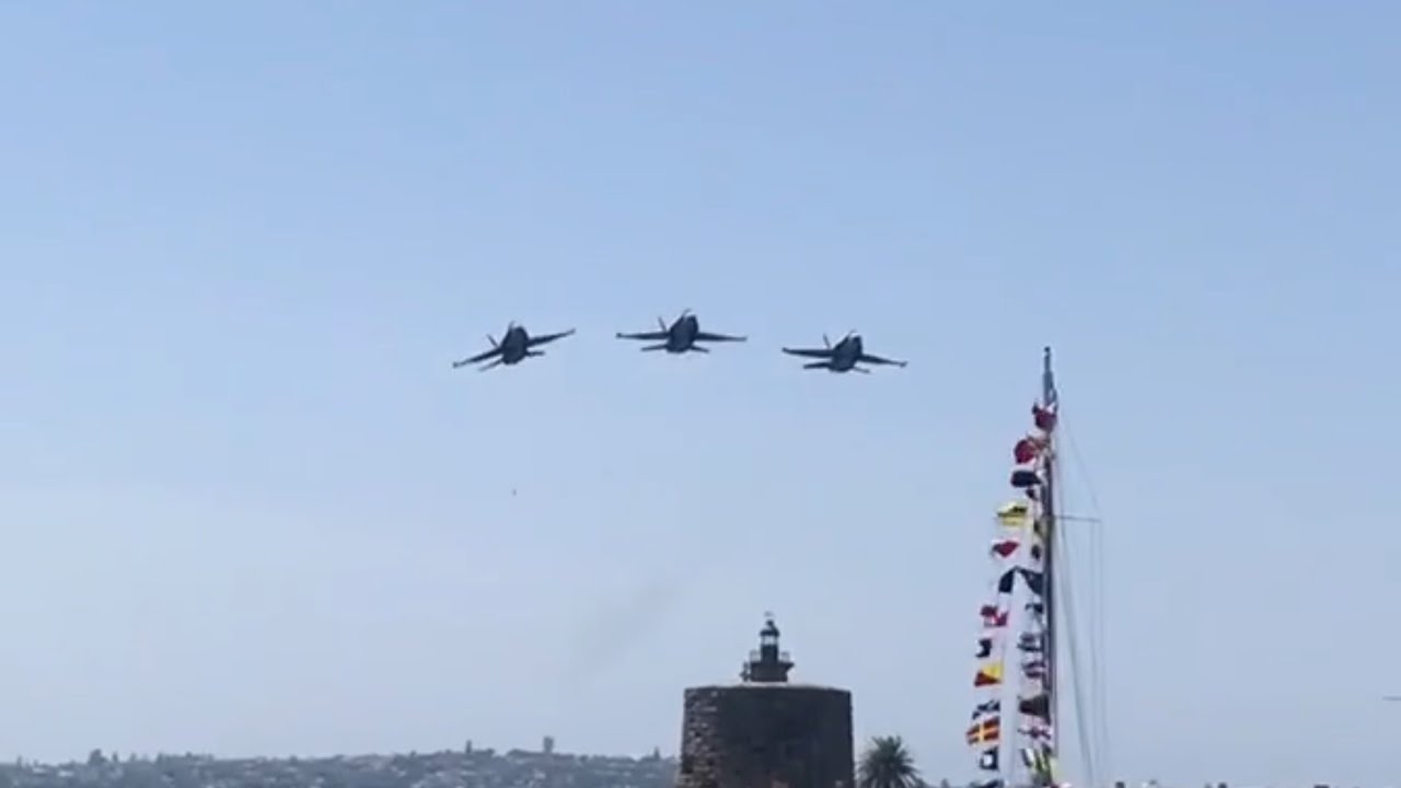 Australia Day Sydney Harbour f/A 18 display