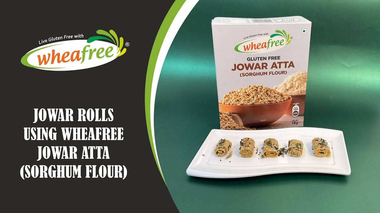 Jowar Rolls using Wheafree Jowar Atta (Sorghum Flour) | Healthy Savoury Snacks | Quick & Easy Recipe