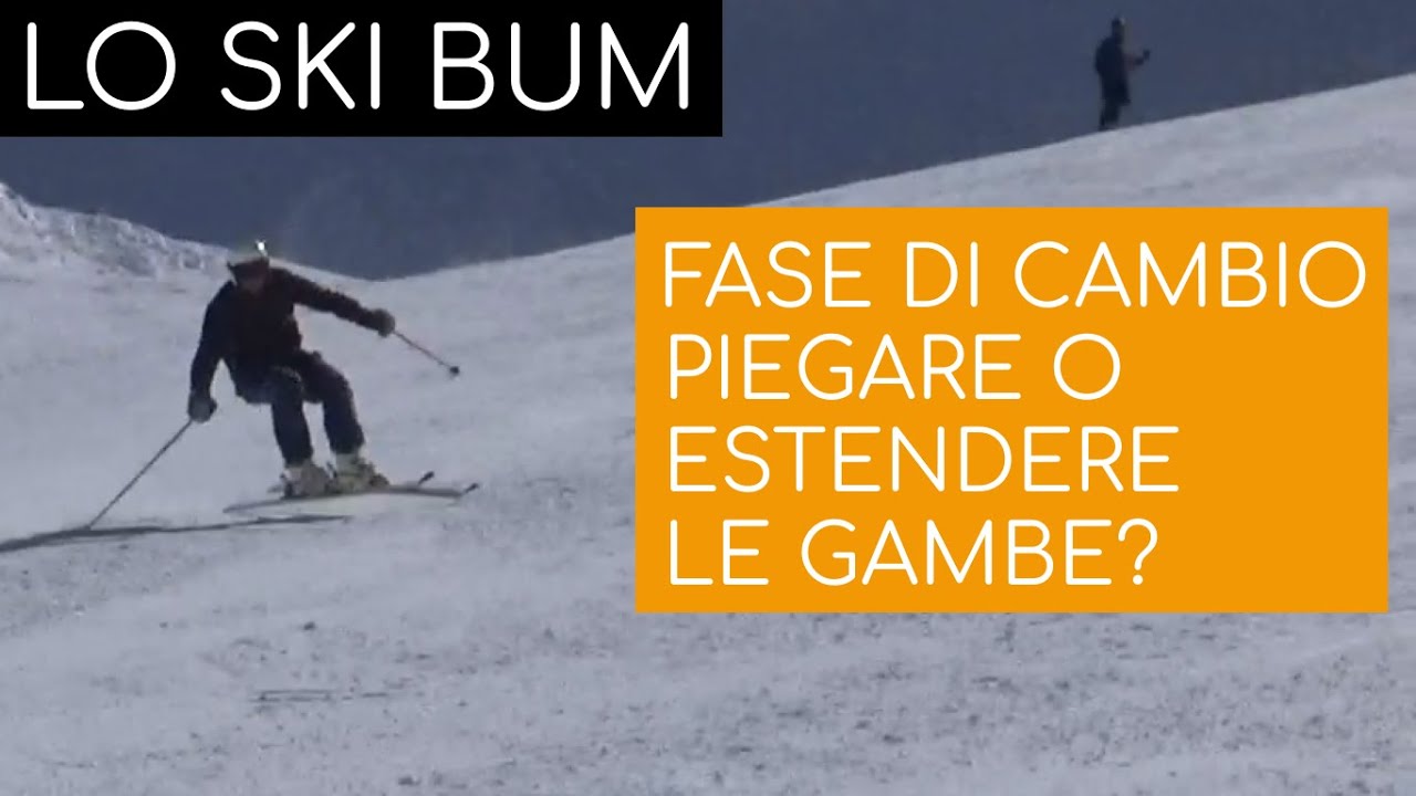 Fase di cambio: piegare o estendere le gambe?