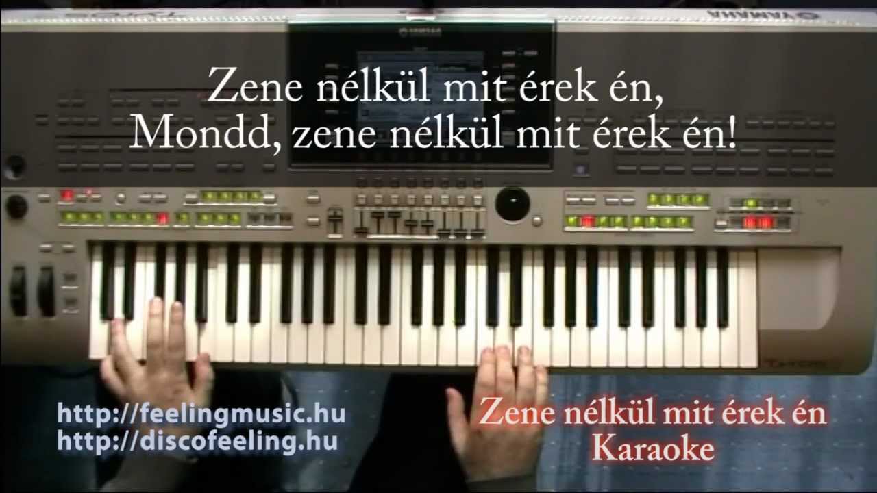 Zene nélkül mit érek én - Karaoke