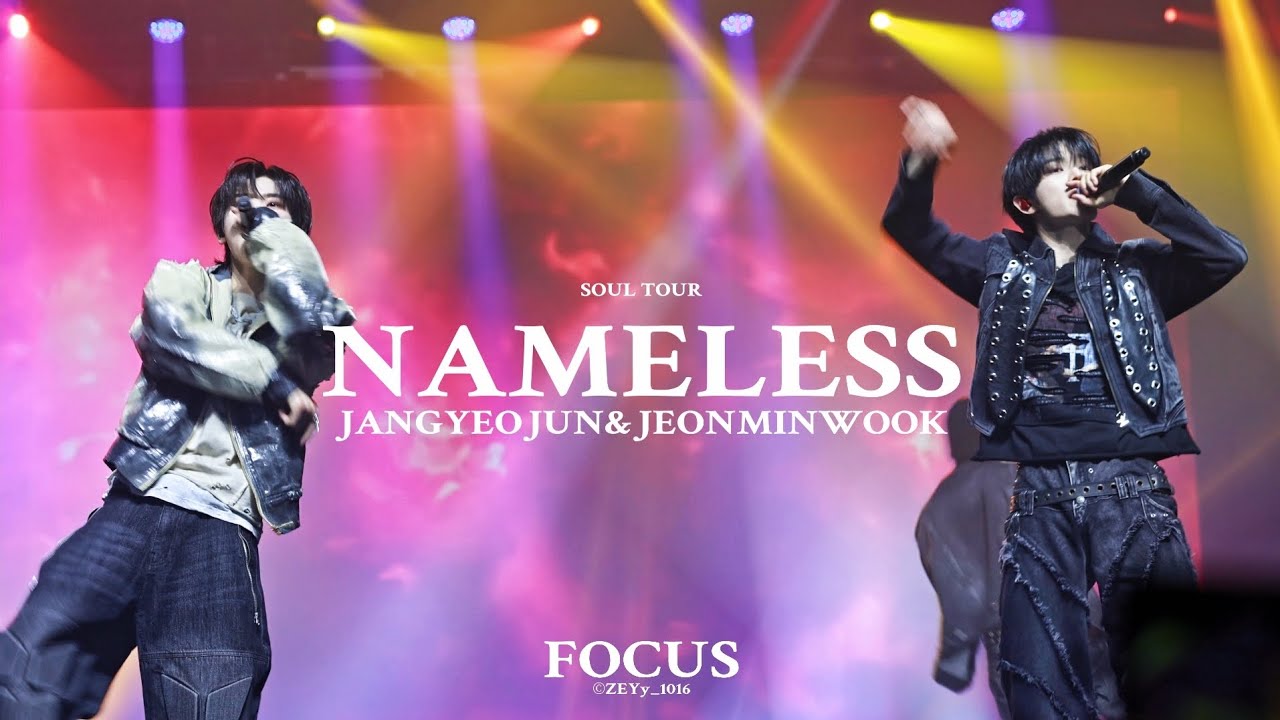 [4K]'NAMELESS' STAGE JANGYEOJUN&JEONMINWOOK FOCUS