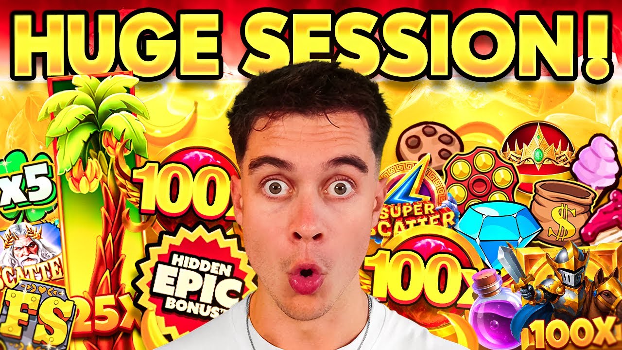 HUGE SESSION PLAYING YOUR FAVOURITE SLOTS!