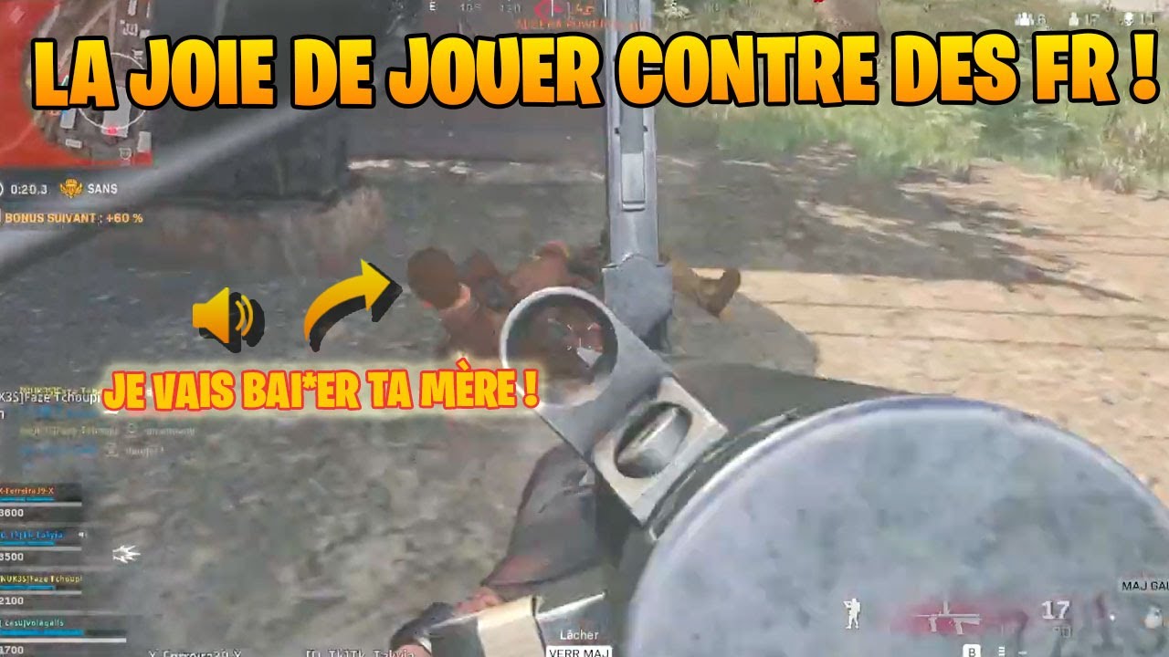 LA JOIE DE JOUER CONTRE DES FR 😱 RAGE