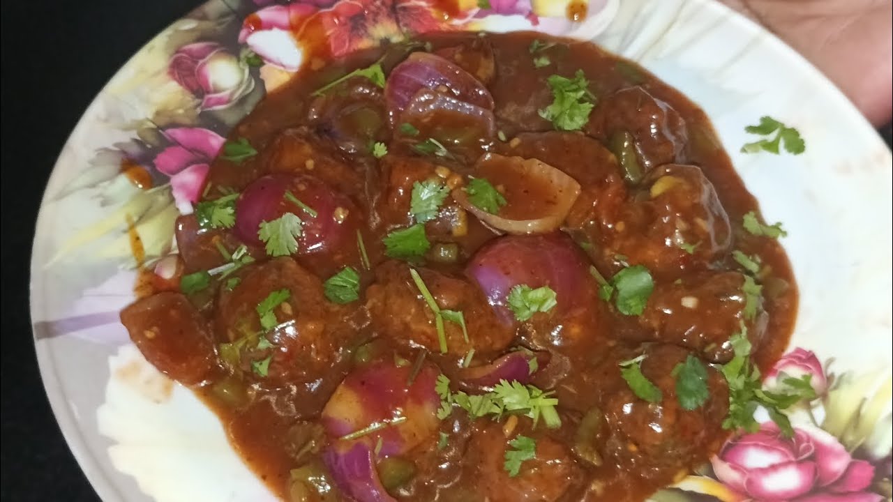 होटल से भी टेस्टी वेज मंचूरियन इतना आसान घर पर#veg manchurian 🤤