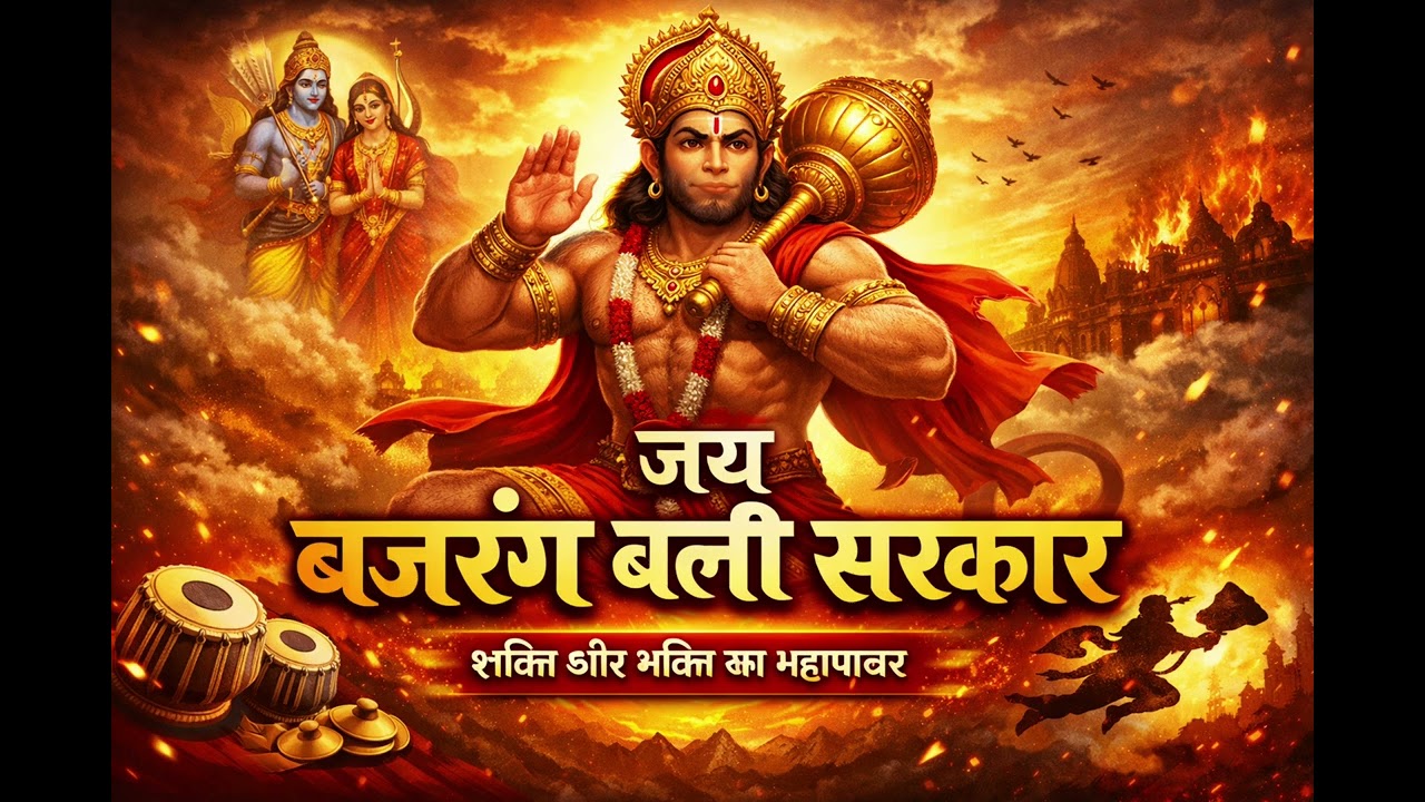 जय बजरंग बली सरकार | Powerful Hanuman Bhajan | संकट नाशक हनुमान भजन | Hanuman Ji Bhajan