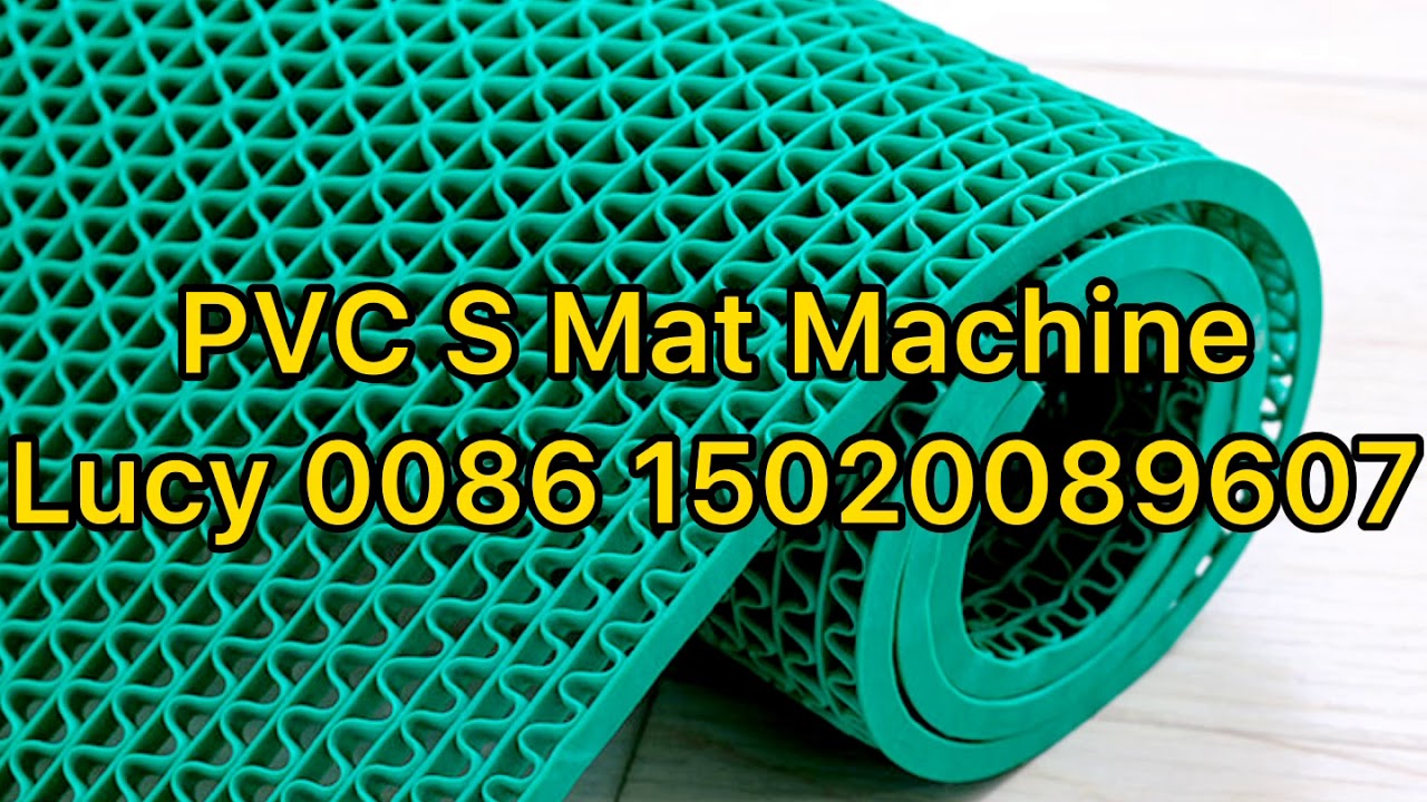 PVC S Mat Machine / PVC non slip mat making machine Plastic anti slip bath mat production line