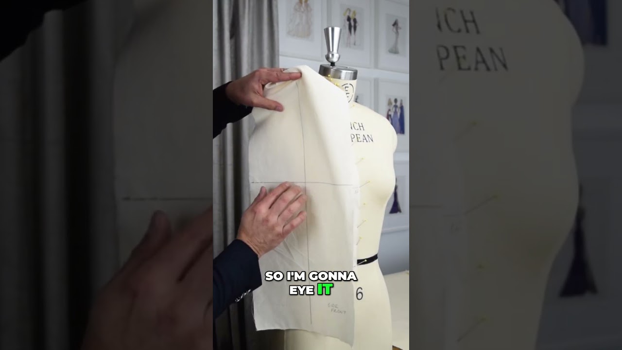 Изучите правильные методы драпировки и как правильно расположить ткань на манекене