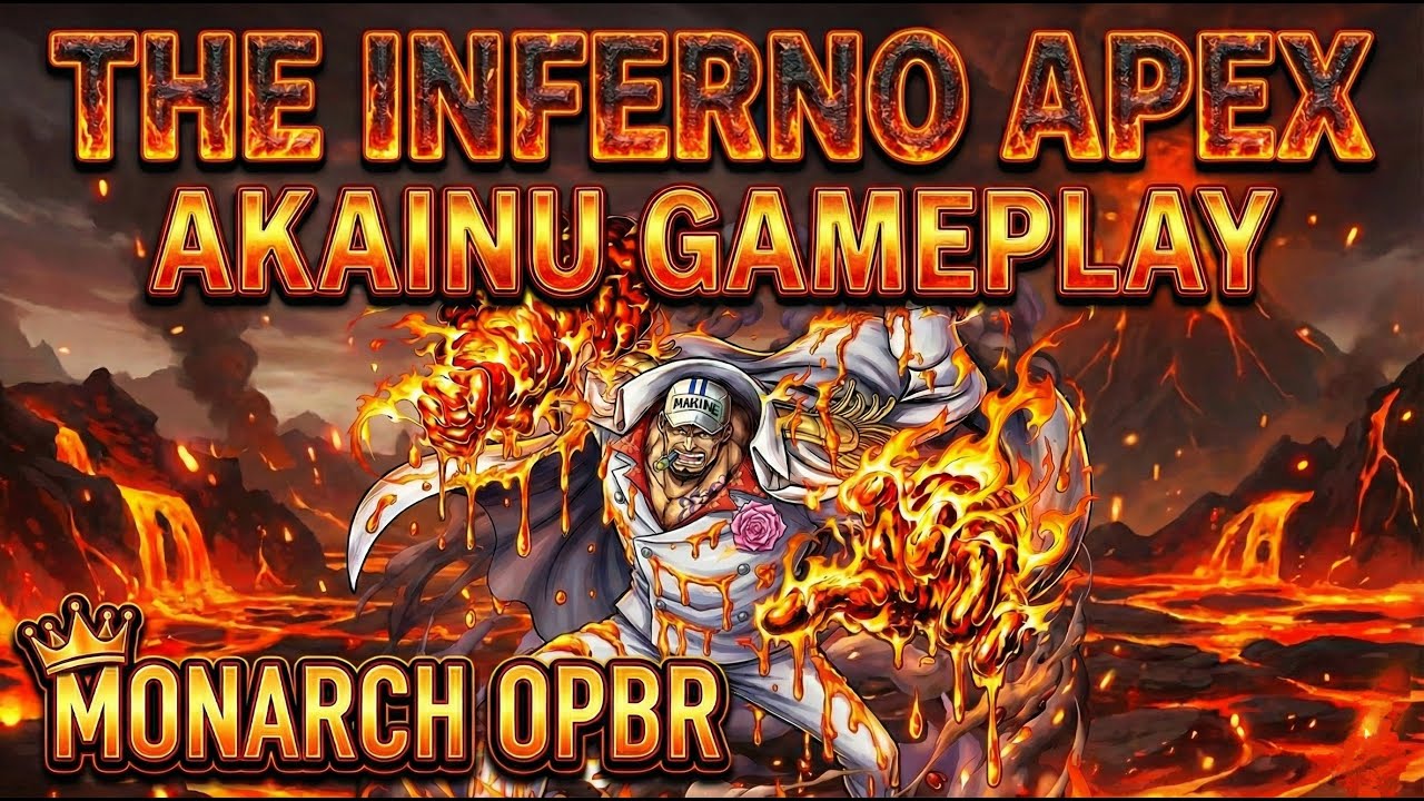 THE INFERNO APEX AKAINU(SAKAZUKI) GAMEPLAY! 🌋 MELTING THE META WITH MAGMA! | One Piece Bounty Rush |