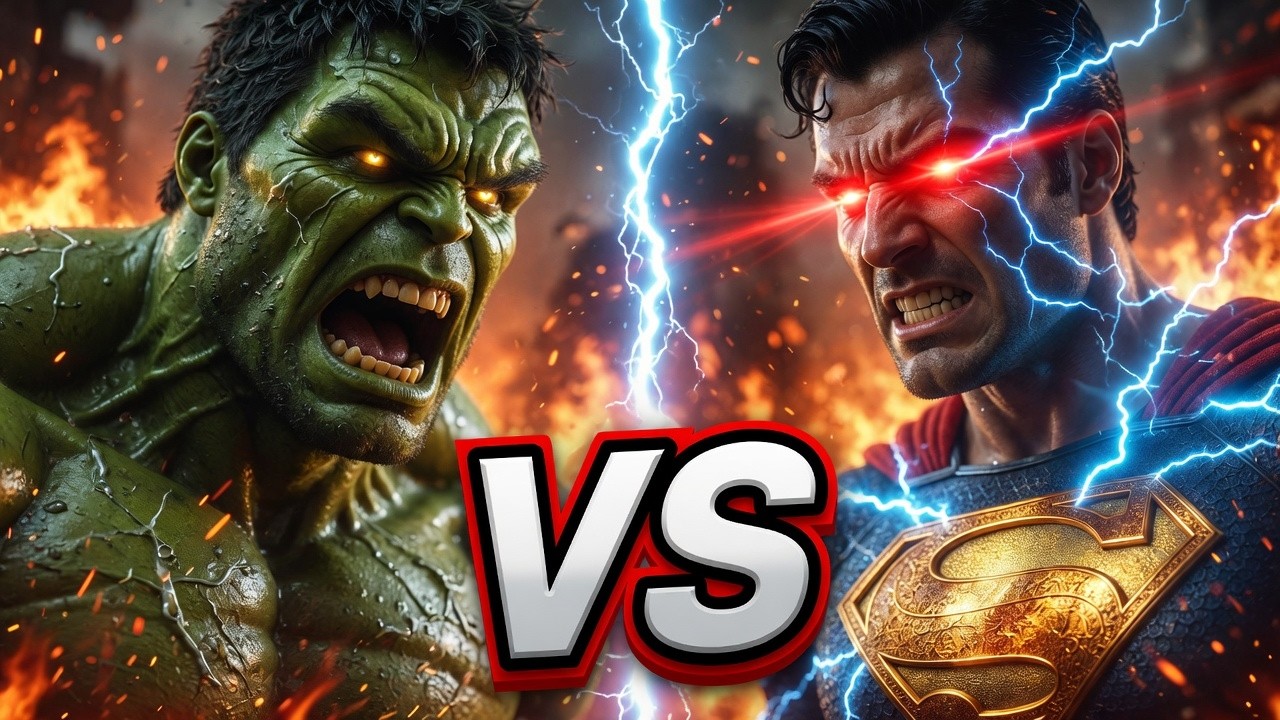 HULK vs SUPERMAN   The Most BRUTAL Fight Ever   Full 5 Minute Battle