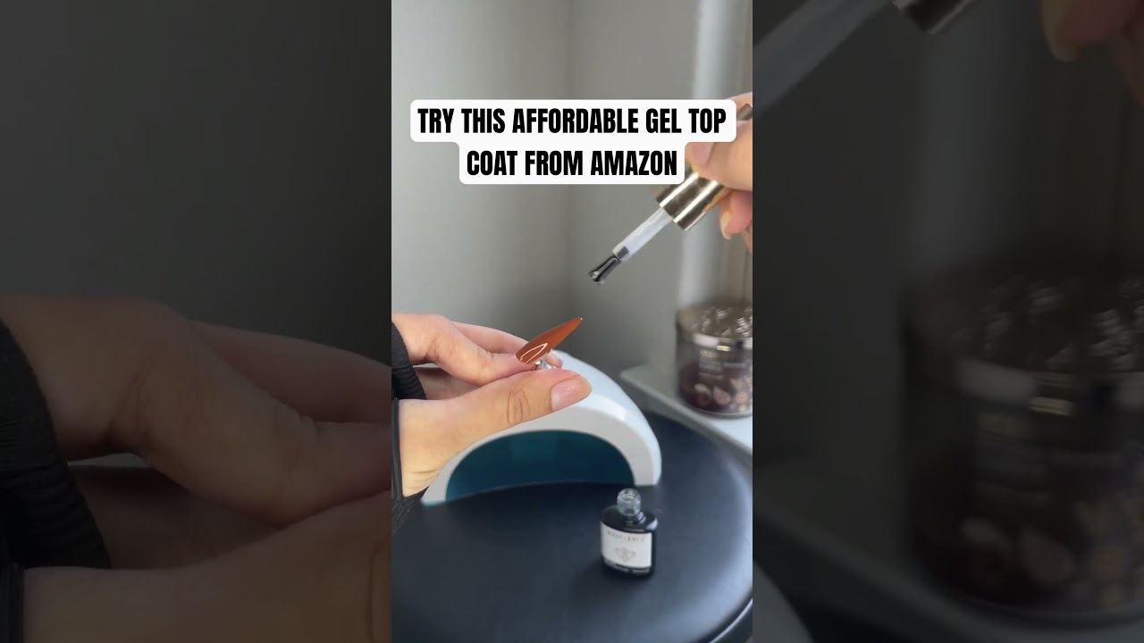 Affordable gel top coat from modelones on amazon!! #amazonfinds #nailart #gelpolish