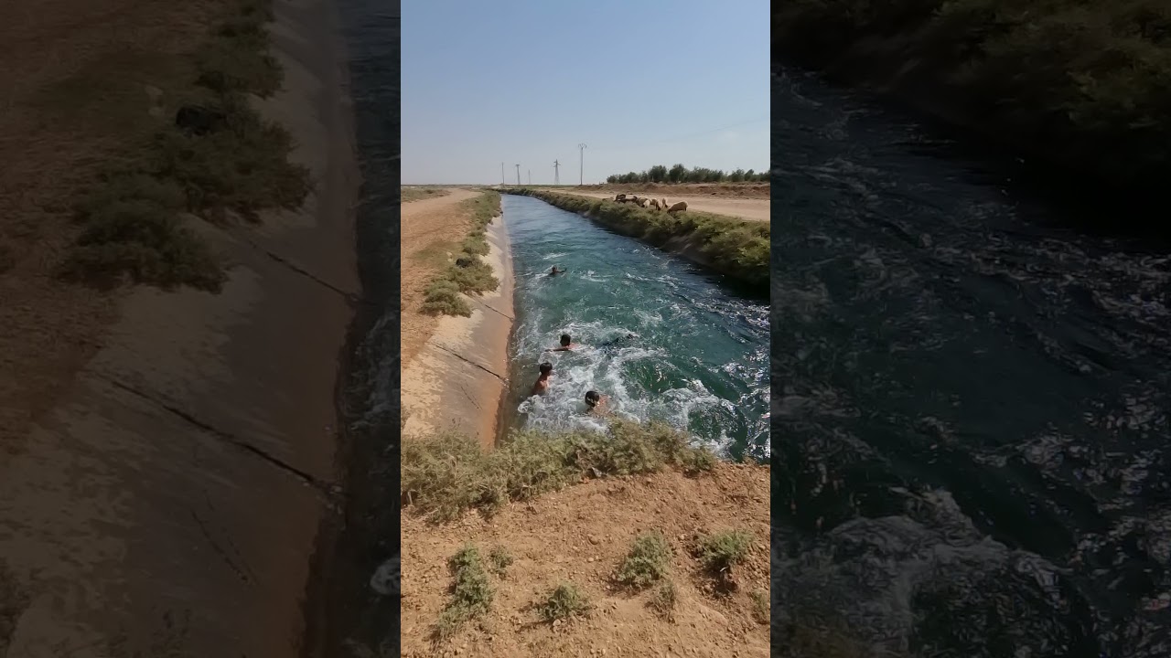 قناة الري الرقة  تل السمن ٢  ٨  ٢٠٢١
