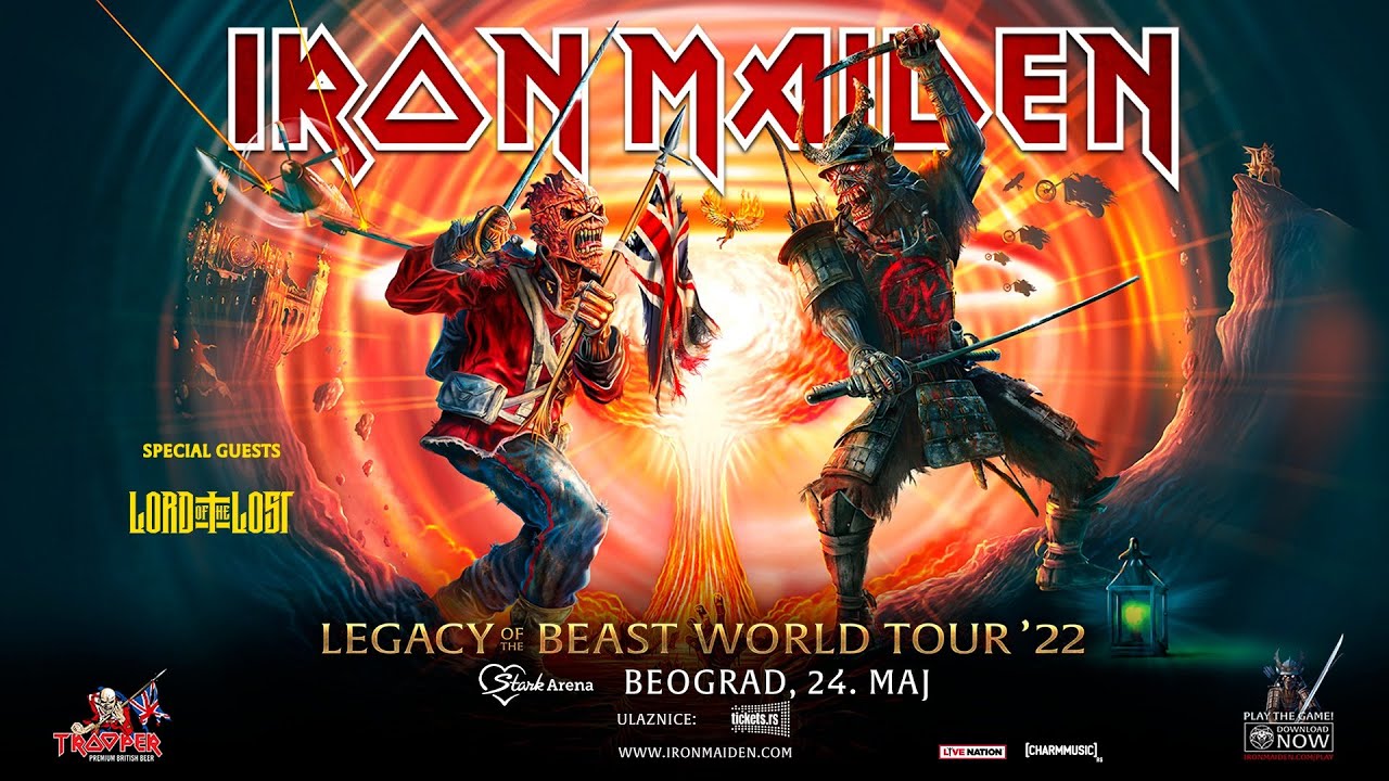 Iron Maiden - Revelations (Belgrade, Serbia, 24.5.2022.)