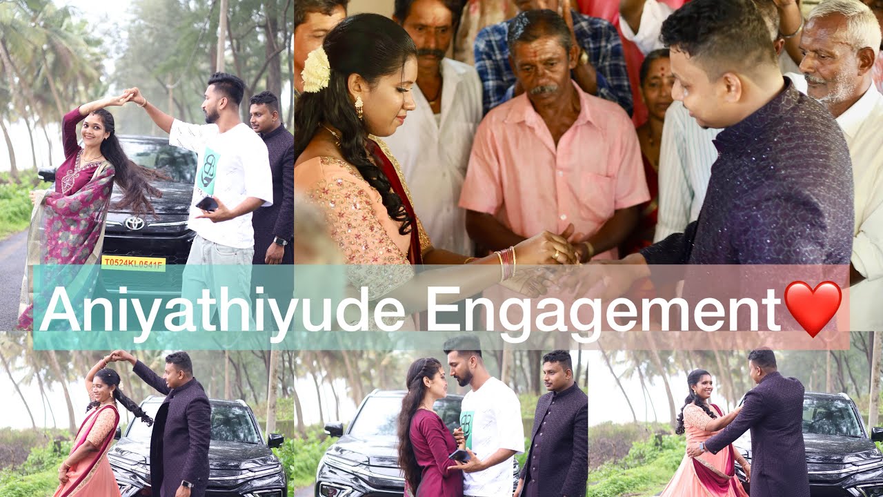 Aniyathiyude Engagement ❤️😍 | Rajesh and chinnu |