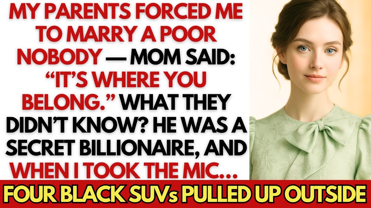 My Parents Made Me Marry A Poor Nobody. Mom Said, It’s Where You Belong. I Took The Mic—They Fell