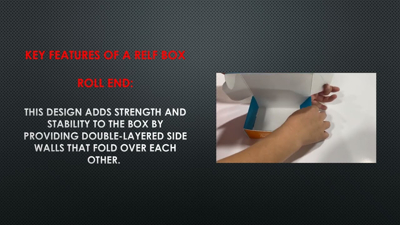 POWER OF PACKAGING SERIES  - ROLL END LOCK FRONT BOX