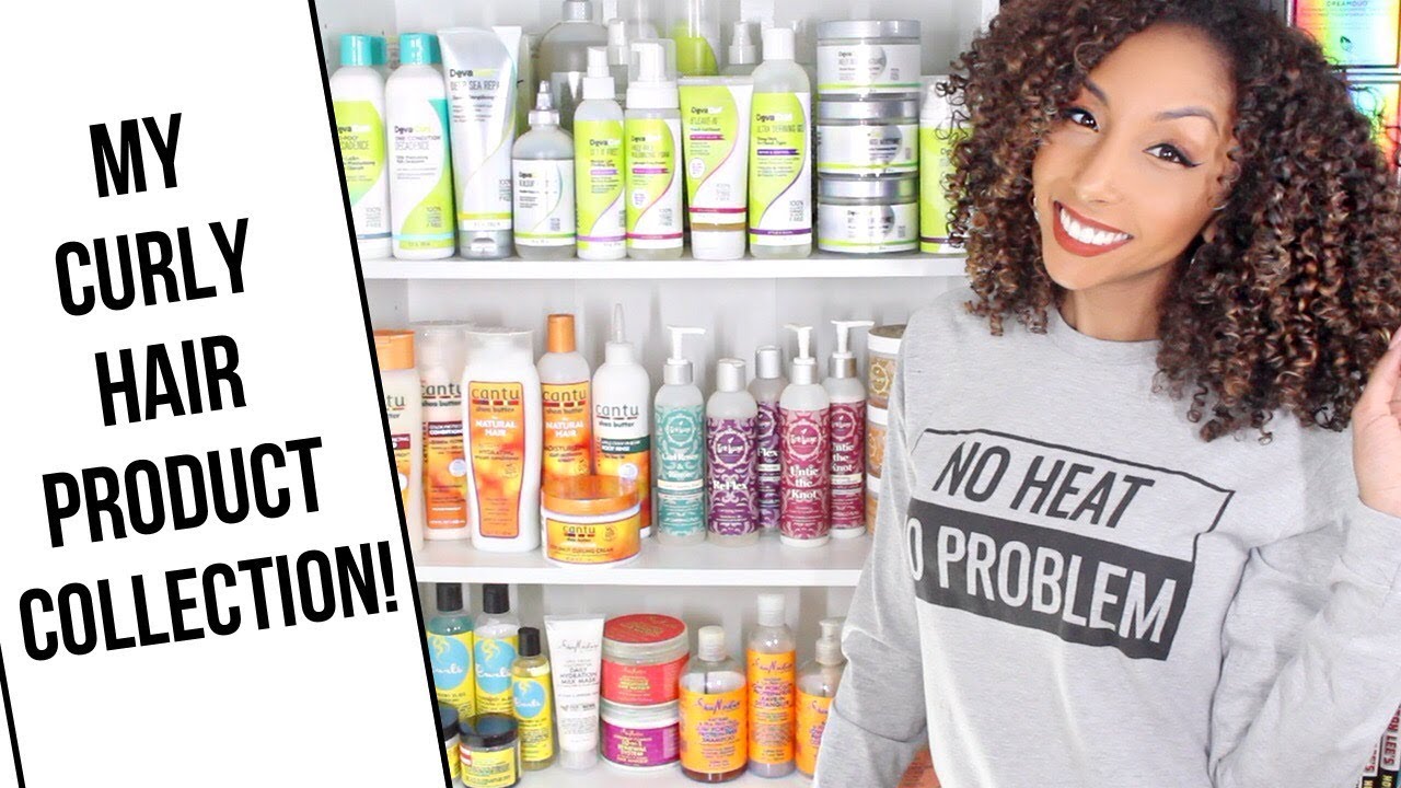 My Curly Hair Product Collection! | BiancaReneeToday