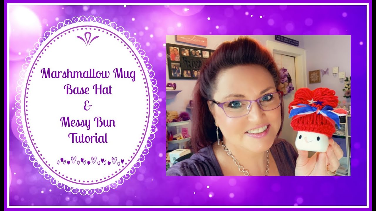 Marshmallow Mug Base Hat & Messy Bun Tutorial