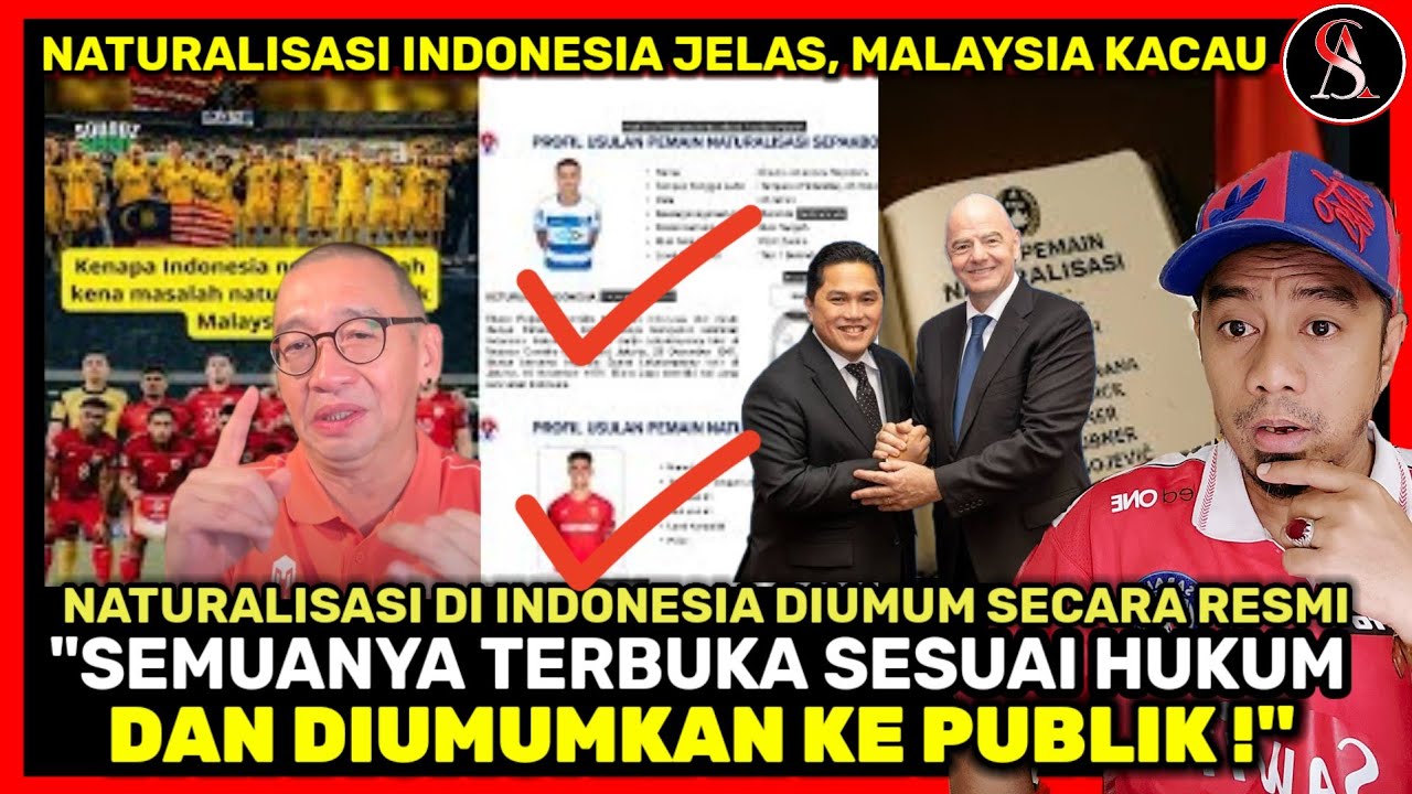 KENAPA INDO TAK PENAH ADA MASALAH NATURALISASI KAYAK MALAYSIA?