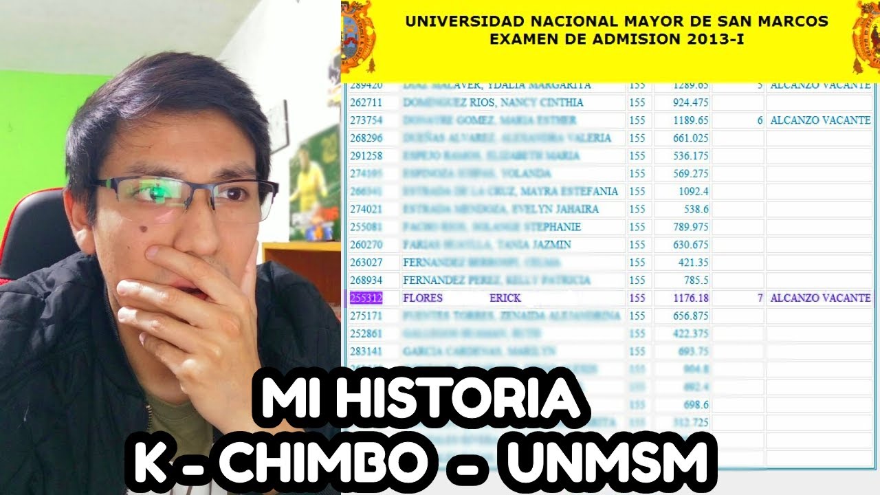 ¿Cómo ingresé a San marcos? 😨