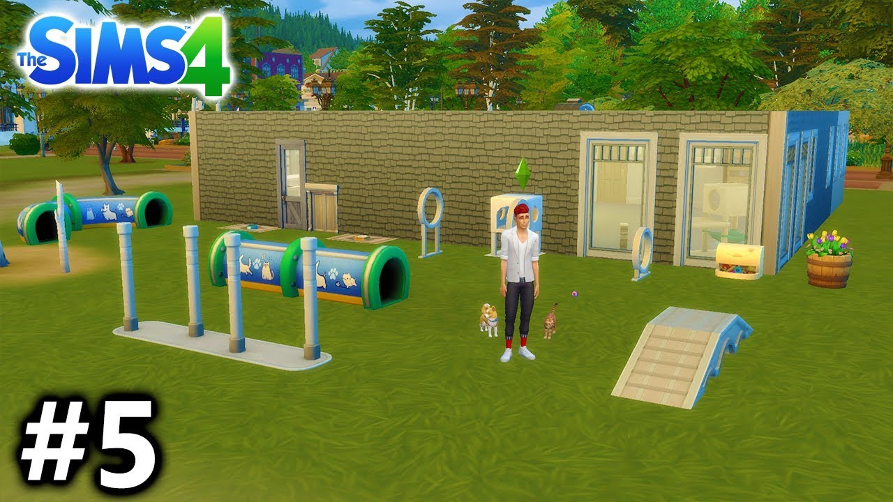 SIMS 4: #5 HINDERNIS-KURS IM GARTEN FÜR TED & LUNA! UNSER HAUS IST FERTIG - Kaans tierische Familie