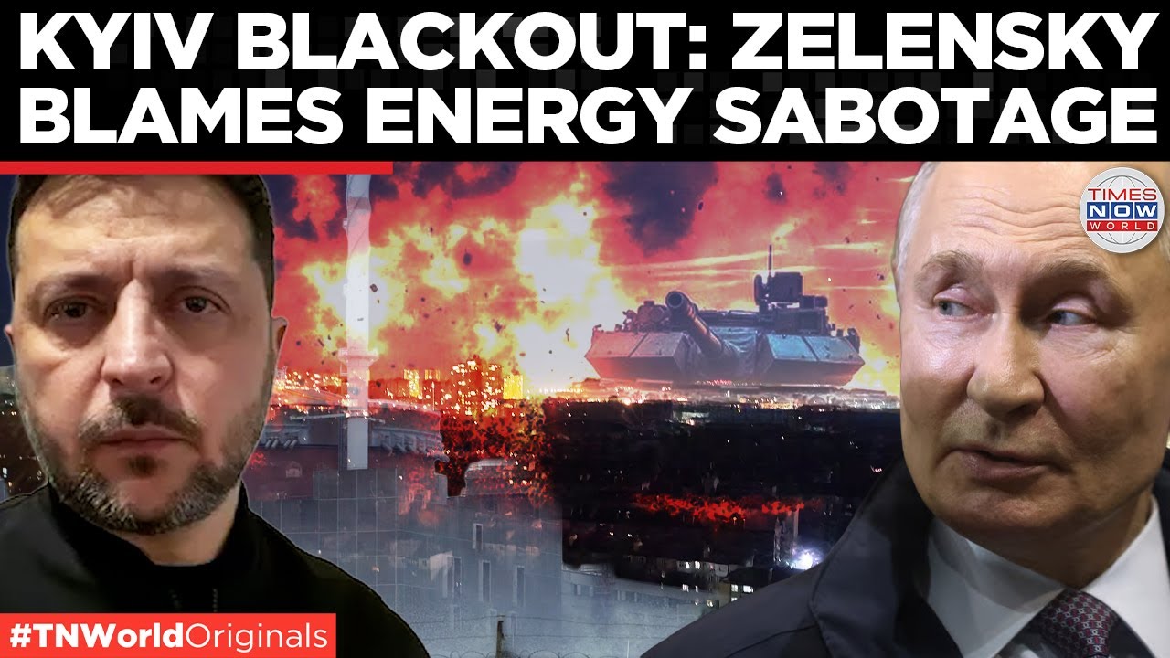 UKRAINE BLACKOUT: Zelensky Confirms Russian Strikes On Kyiv, Kharkiv, Chernihiv Railways