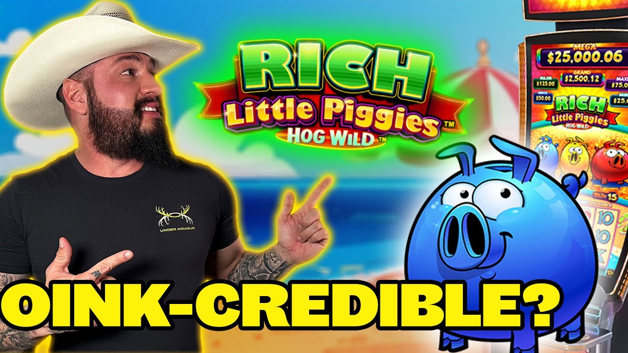 Is the Rich Little Piggies slot machine a good one to play? 🤔 Let's find out!