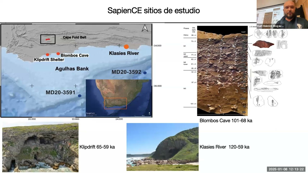 El pequeño Karoo, Sudáfrica: evolución del paisaje y su relación con homínidos
