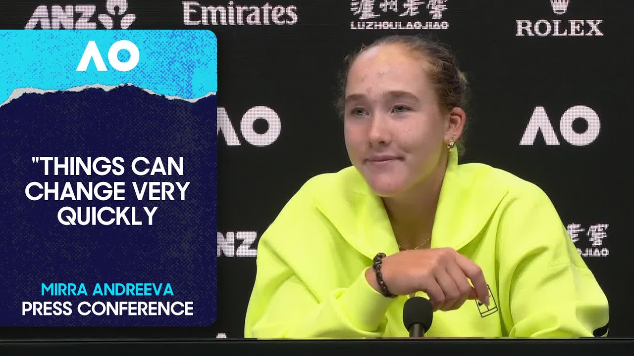 Mirra Andreeva Press Conference | Australian Open 2026 Second Round