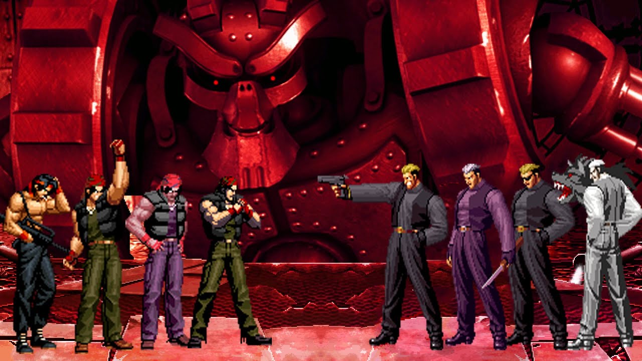 [KOF Mugen] Ralf Team Vs. Yamazaki Team