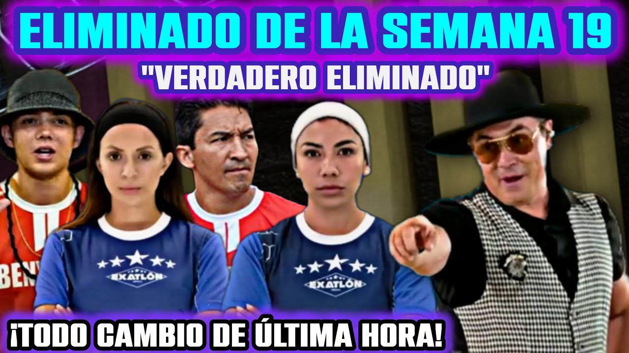 ELIMINADO DE LA SEMANA 19 😱🔵🔴/UN IMPACTANTE DUELO DE ELIMINACIÓN!!! #exatlón #exatlónméxico #viral