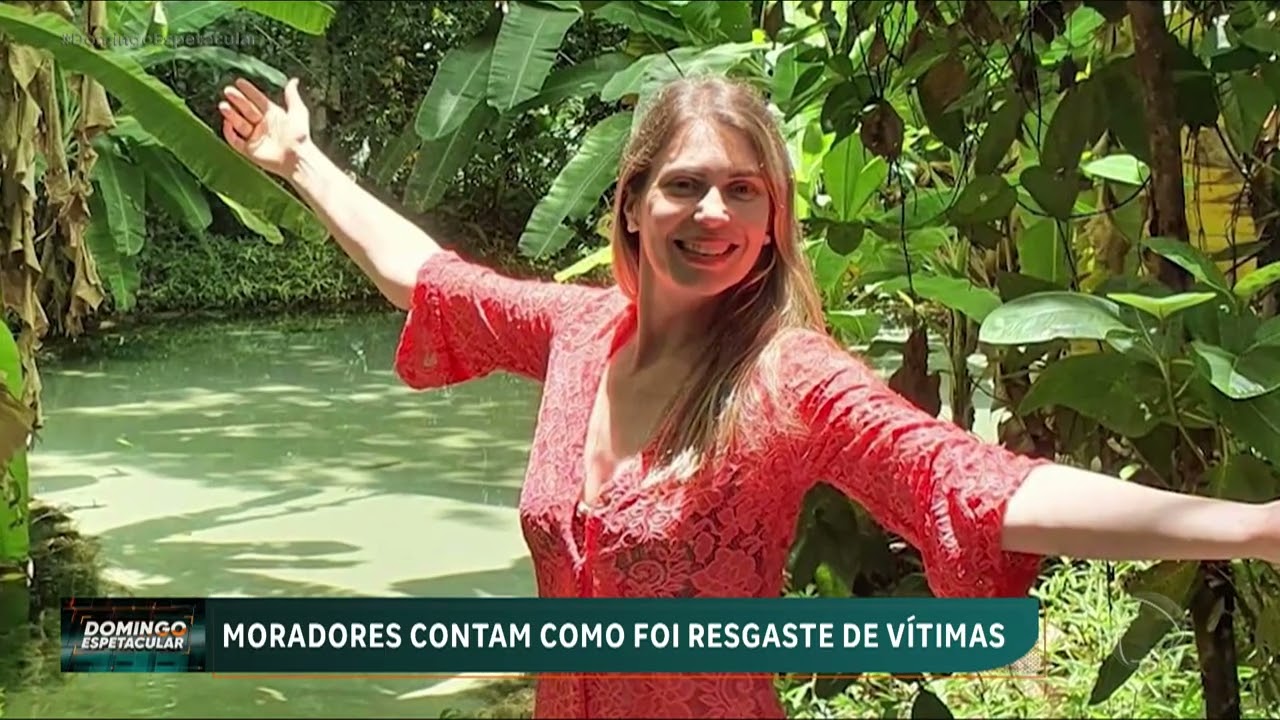 Moradores contam como foi o resgate das vítimas da queda de avião em Ubatuba | Domingo Espetacular