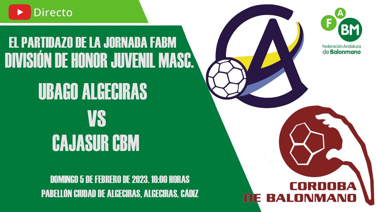 UBAGO ALGECIRAS - CAJASUR CBM | JUVENIL MASCULINO