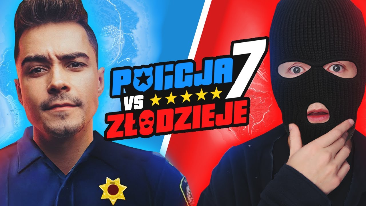 GTA V - POLICJA vs ZŁODZIEJE z REZIM!👮‍♂️