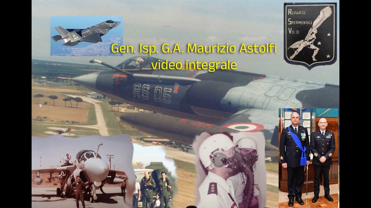 Gen. Isp. G.A. MAURIZIO ASTOLFI -  UNA VITA PER L'AERONAUTICA video integrale