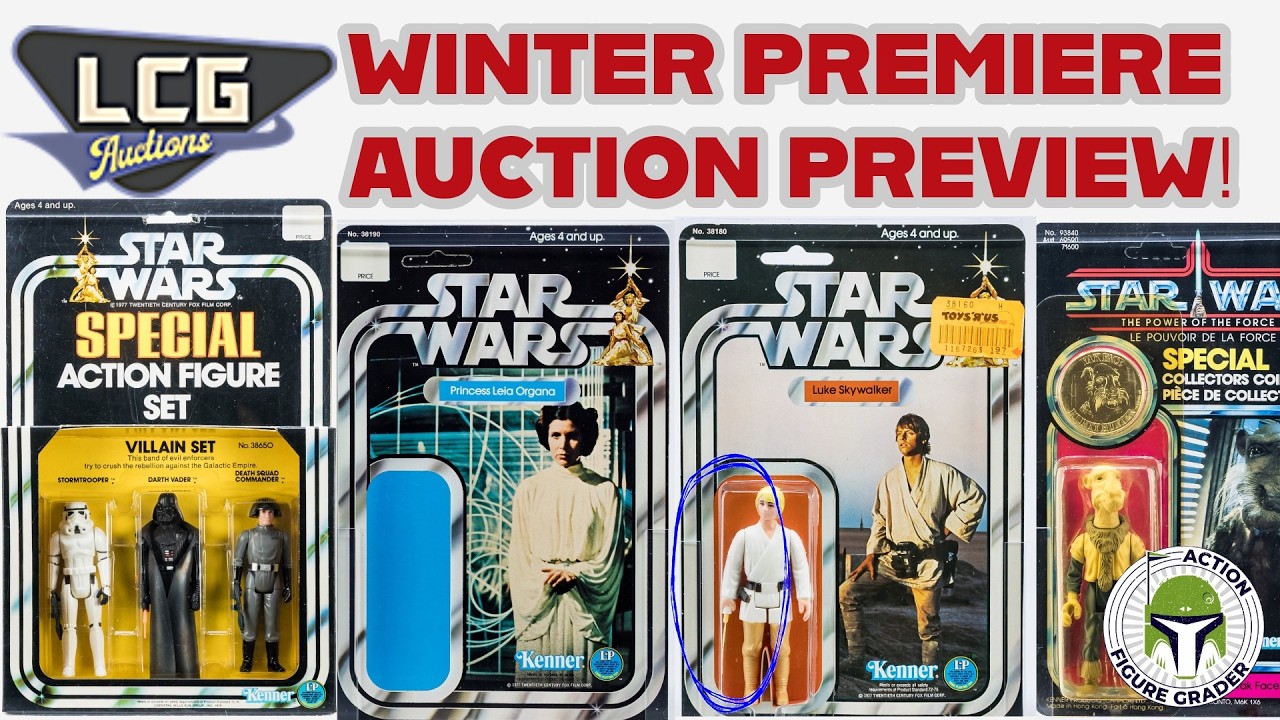 👀 Анонс зимнего премьерного аукциона LCG Auctions | ПОТРЯСАЮЩИЕ высококачественные игрушки 1980-х...