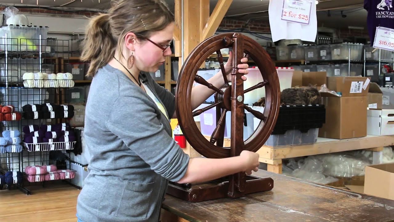 Kromski Sonata Spinning Wheel Folding Demonstration