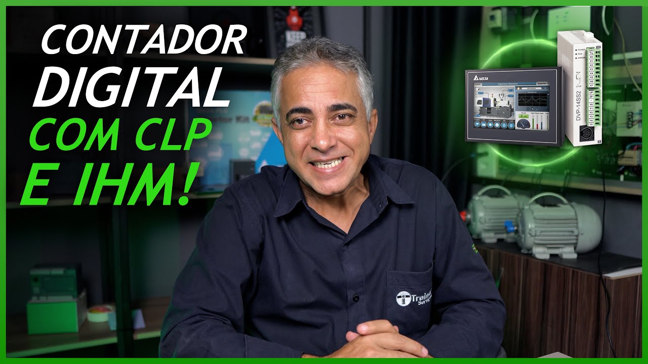 Como Fazer um Contador Digital com CLP e IHM | Aplicação com Motor!