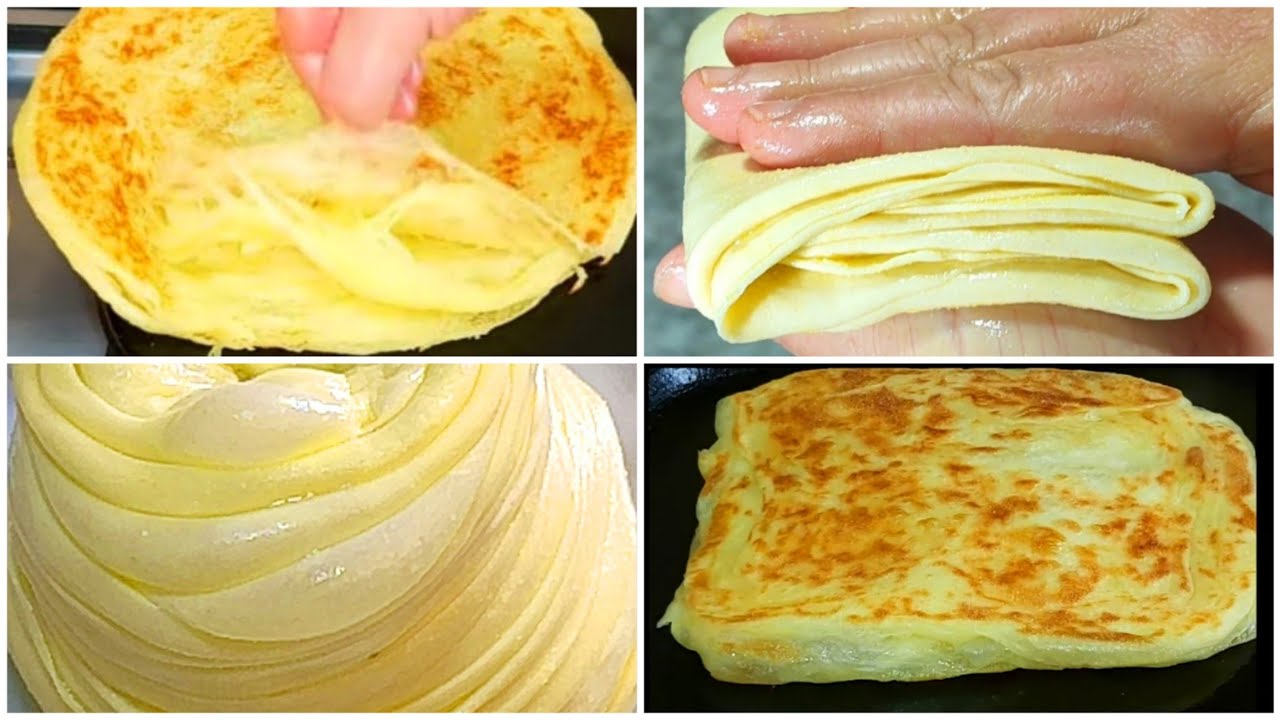 المسمن بالفينو بدون دقيق وبدون زبدة بلادلك ولاتعب💪🏻شوفي هاد 8 طرق طي مختلفة يجيك لمسمن مورق وميتقطعش