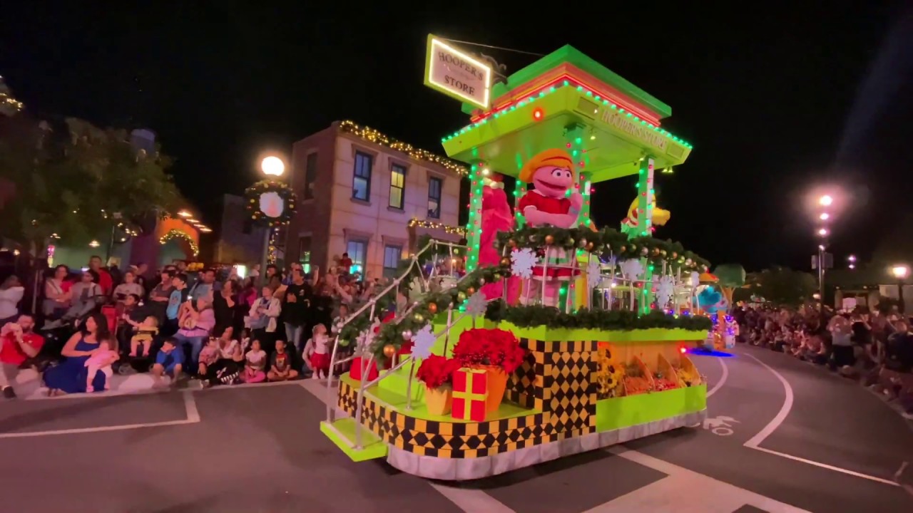 NEW❗️Xmas Sesame Street Parade ⎮ Sea World Orlando
