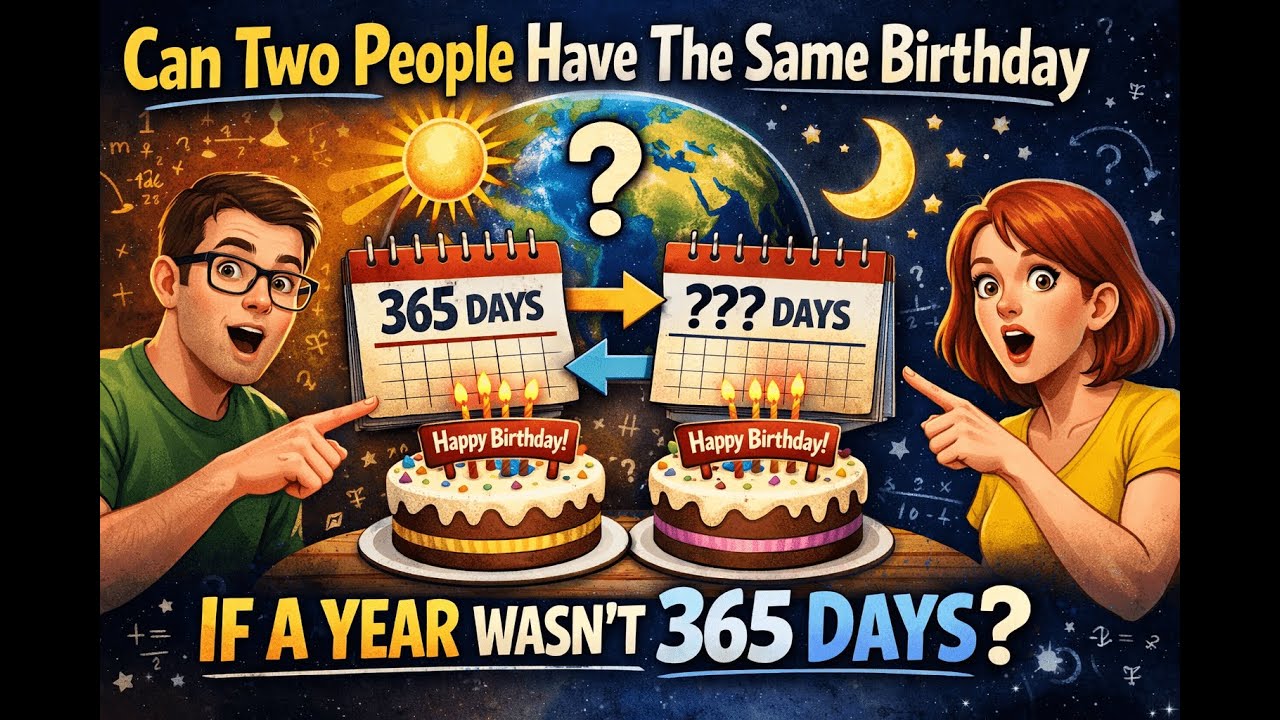 You could have the same birthday with your friend