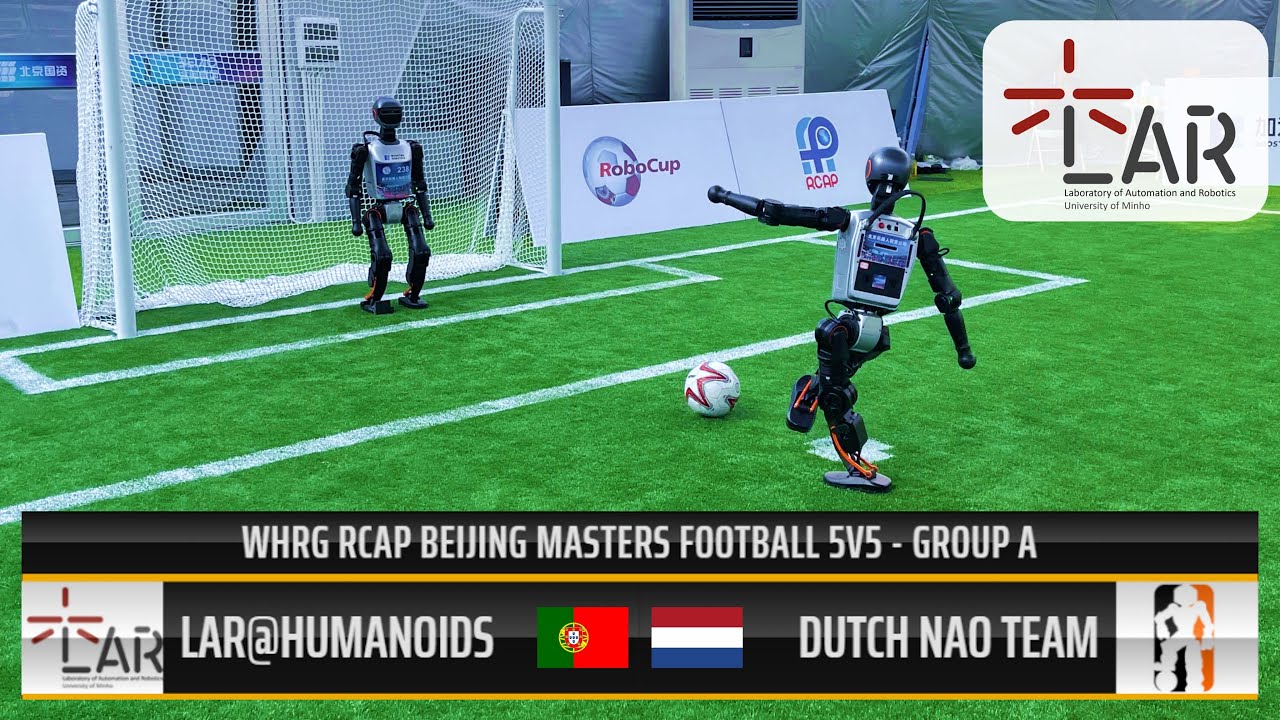 LAR@Humanoids vs Dutch Nao Team | World Humanoid Robot Games Football 5 vs 5 | Group A - Game 1