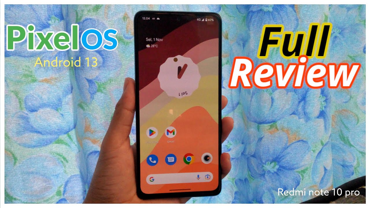 Review PixelOS Android 13 Latest di Redmi note 10 Pro