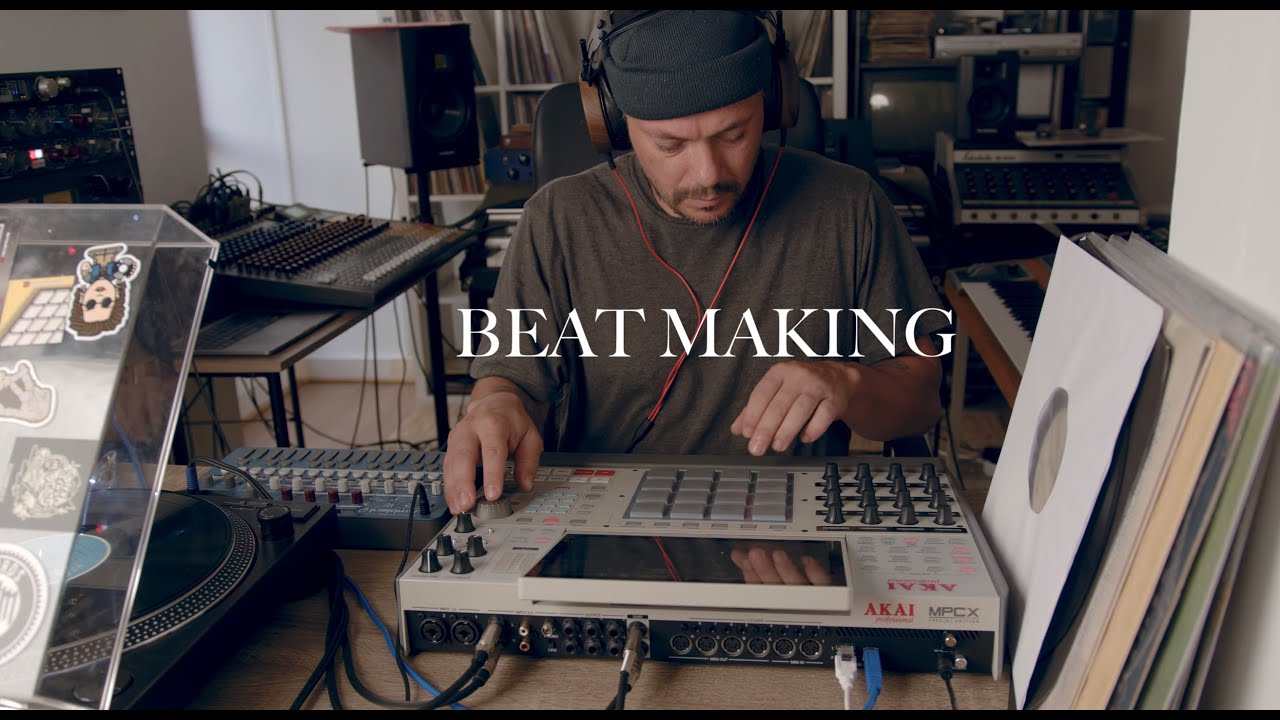 Sampling records | Making a Beat with the Akai Mpc X SE | Lofi Hip Hop