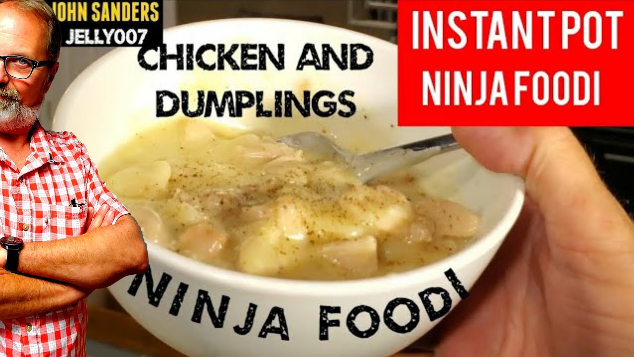 CHICKEN AND DUMPLINGS | INSTANT POT | NINJA FOODI Southern Style Recipe  PRESSURE COOKER how to make