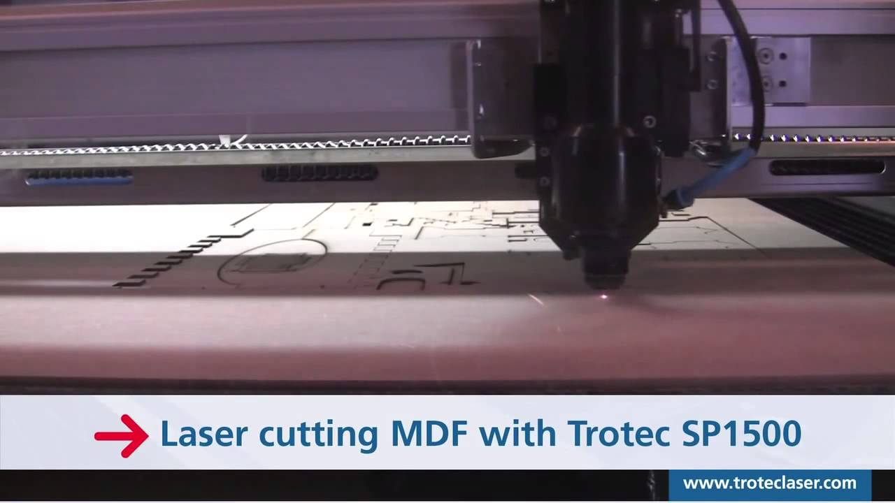 Laser cutting MDF   Trotec SP1500   file designed by woodmarvels com