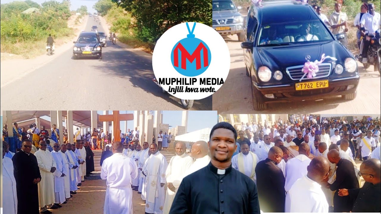 VILIO VYATAWALA MWILI WA MAREHEMU PADRI PAUL SABUNI UKIWASILI  PAROKIANI KWAKE KUTOKA HOSPITALI